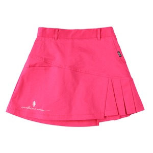 Women Pleated Skirt Dragon Fruit Logo