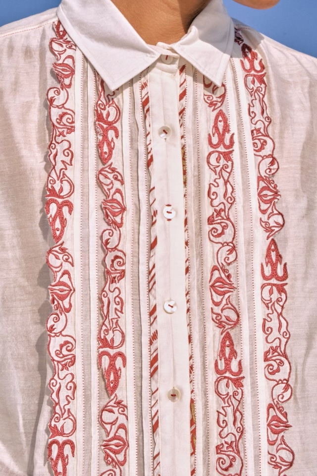 【受注】AHMEV LWIN CLASSIC LACE SHIRT AHM/SS26/021