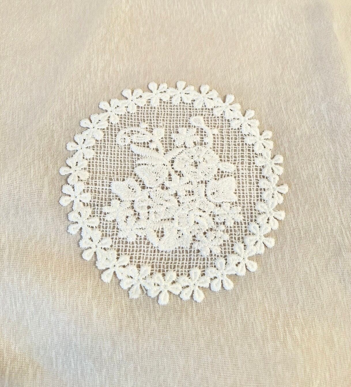 レースコースター｜Race Coaster with Intricate Embroidery