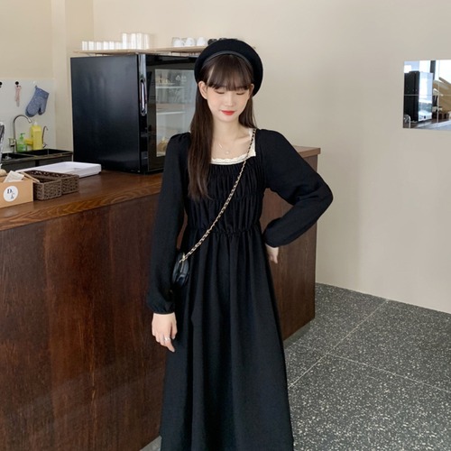 ✞ スタンダード★♡ブラック ロング レトロ スウィート ✞ゴスロリ SM ミリ 甘ロリ クラロリ 和ロリ エレガント 黒ロリ 姫ロリ 華ロリ BB-BB85643760439