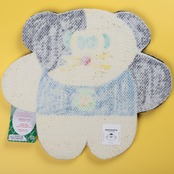 < WACHAPO > ラグ作品「ふわんこ(メロン)」