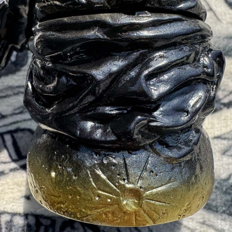 古代魔術、神秘主義、悪魔崇拝の象徴 バフォメット像のソフビ