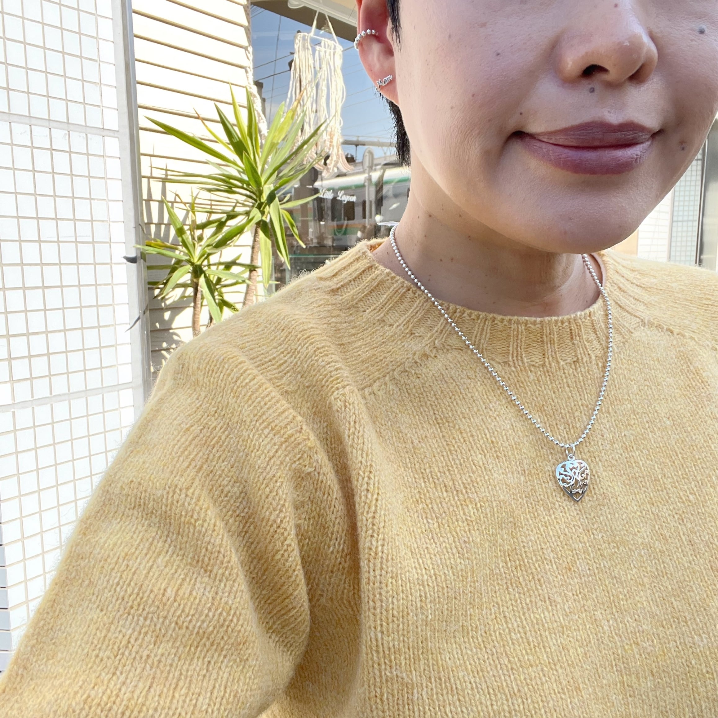Message Collection】Original 母の日に送る MOM and ハート スタッド