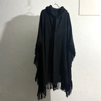 21AW Ys Wool Poncho Coat