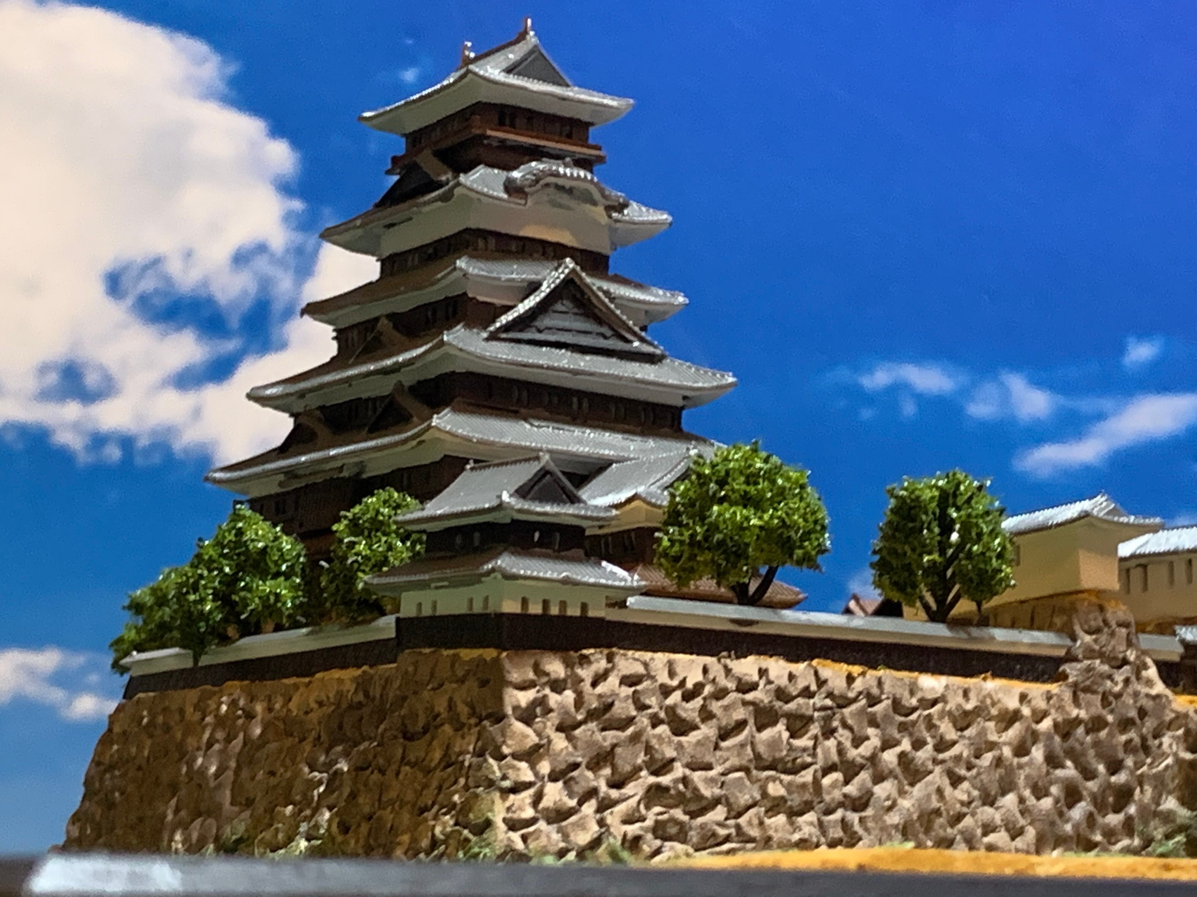 ☆完成品 鹿苑寺 金閣寺 ケース付き ミニ24サイズ 日本の寺 世界遺産