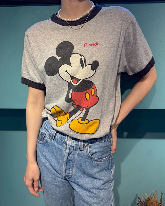 VINTAGE DISNEY "MICKEY" RINGER T-SHIRT