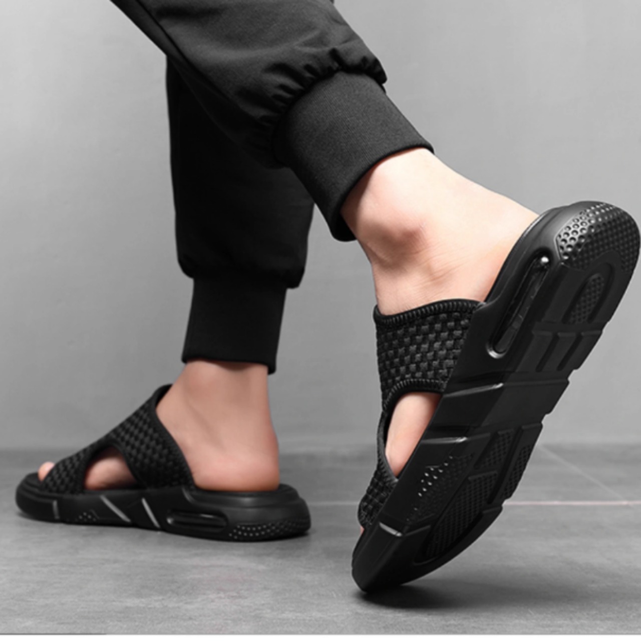 厚底ネットスポーツサンダル  S0134