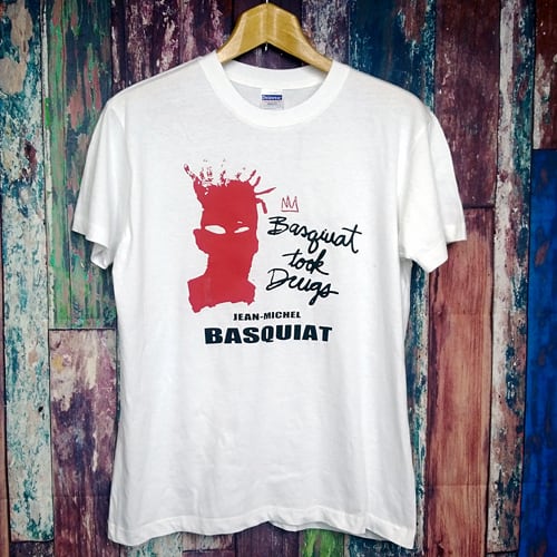 ジャン ミシェル バスキア Basquiat 半袖白色 Tシャツ 選べる6サイズ S