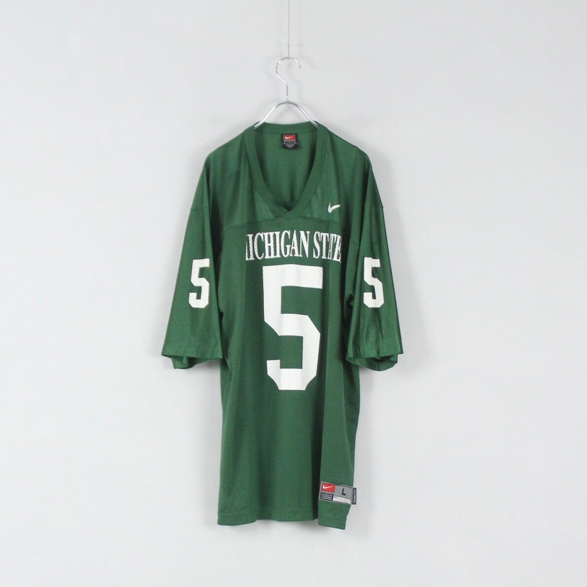 S/S NIKE Vネック メッシュ切替 ナンバリング ゲームシャツ 【FF-5464