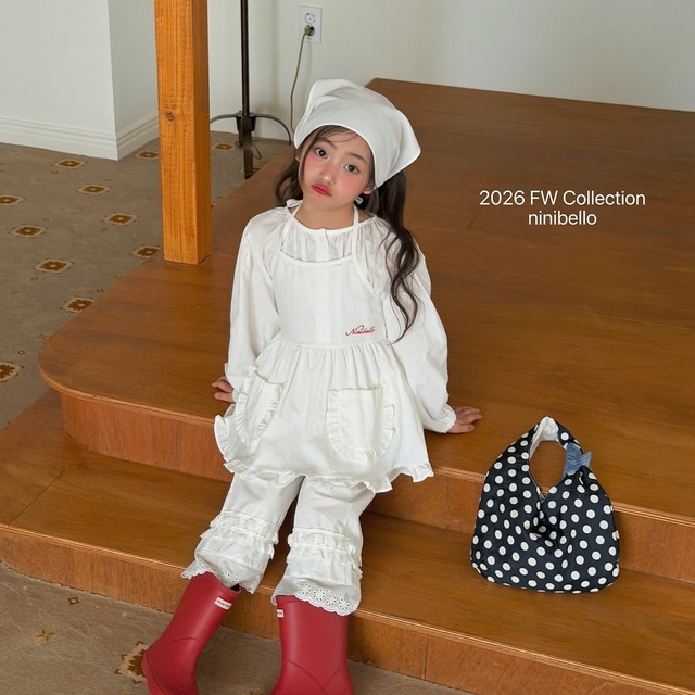 【予約/送料無料】ninibello /Hazel Puff Blouse
