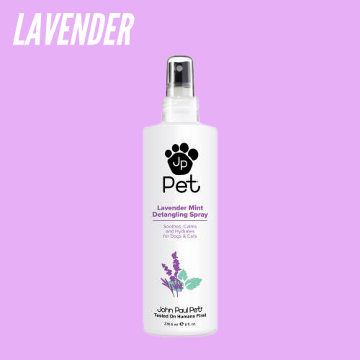 【オイリー肌/普通肌】John Paul Pet Lavender Mint Detangling Spray 236ml