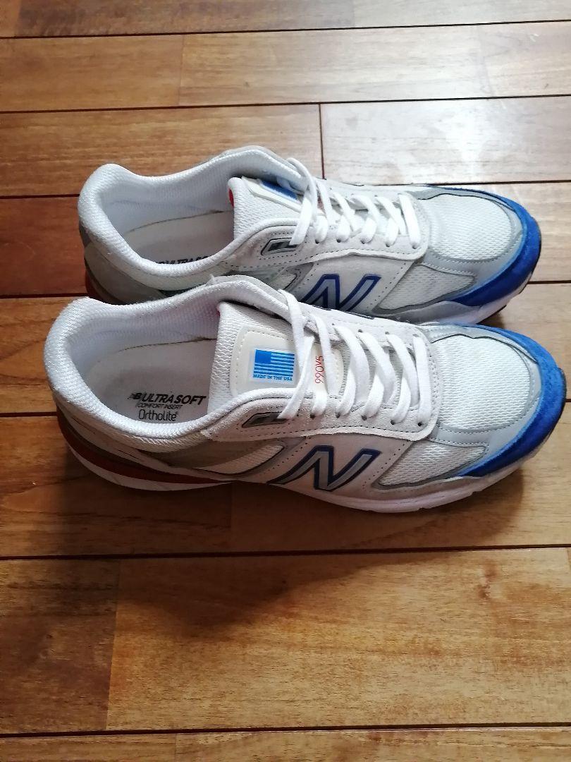 ◆New Balance990　トリコロールカラー　used　8h　アメリカ製