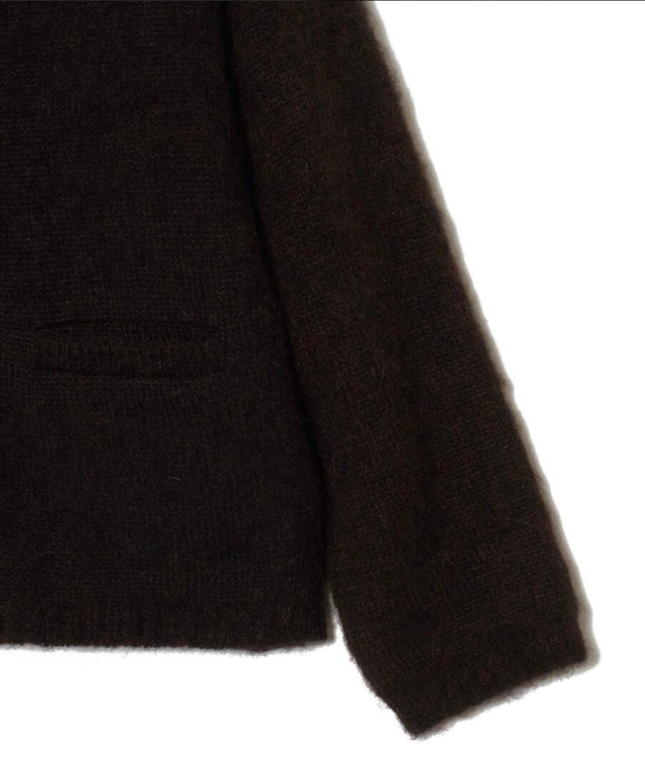 トップス SUGARHILL Mohair Cardigan 24AW 24AW】SUGARHILL MOHAIR CARDIGAN(BROWN X ICE BLUE) 2411300601