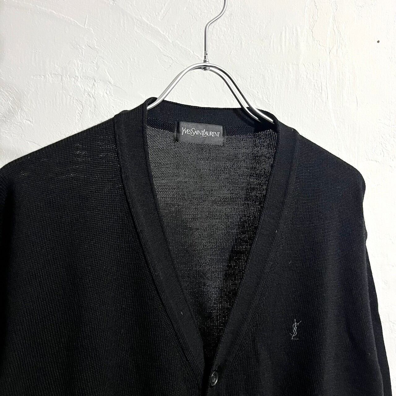 90s YVES SANT LAURENT Wool Knit Cardigan | VOLAR