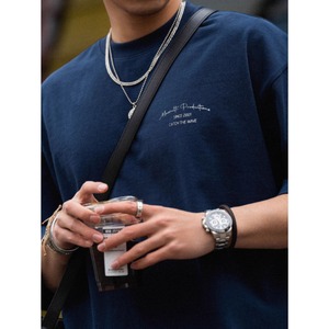 Retro print oversized t-shirt 0618