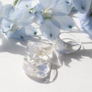 RING || 【通常商品】 ROUND SHAPED CLEAR RING (BLUE FAIRY) || 1 RING || CLEAR || FBC002