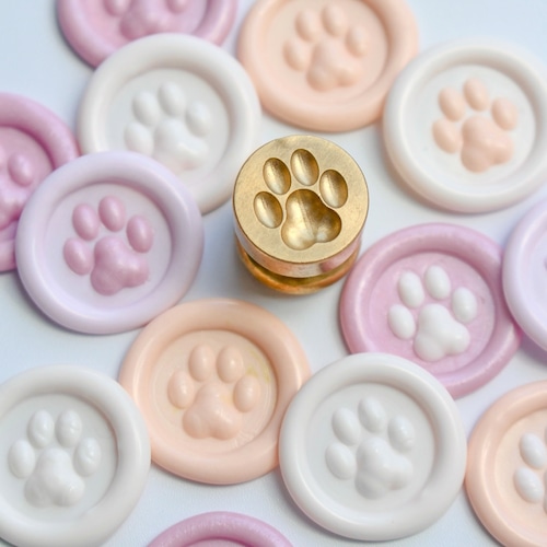 【Original】Wax seal stamp│肉球 / Mini paw【15mm】