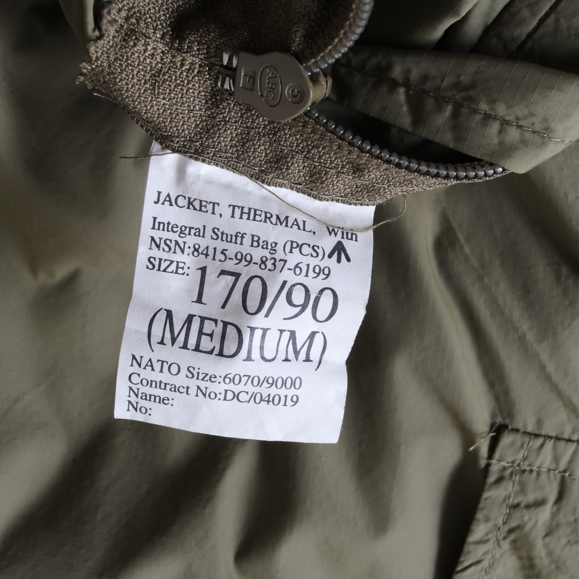 British Military PCS Thermal Jacket 