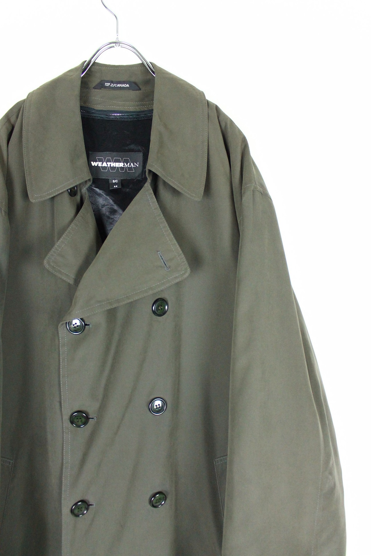 オリーブグリーン スムース オーバーサイズ ドロップショルダー  