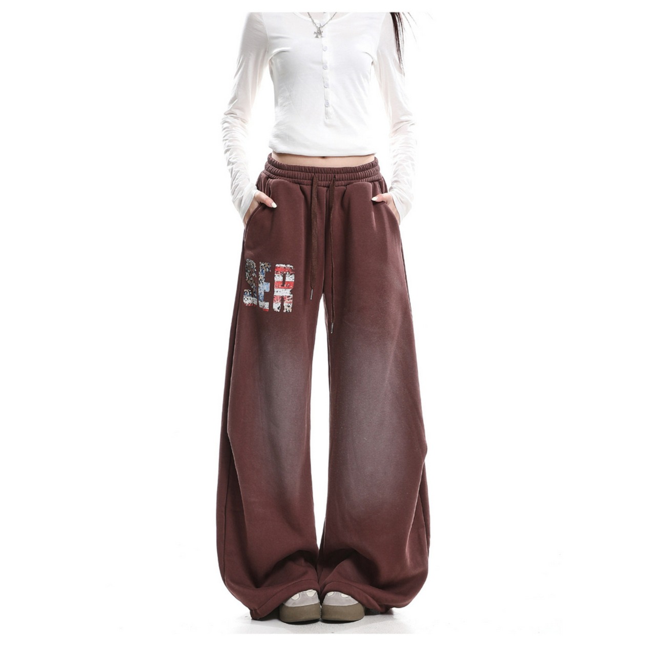 ストリート  裏起毛 SER スウェットパンツ P380