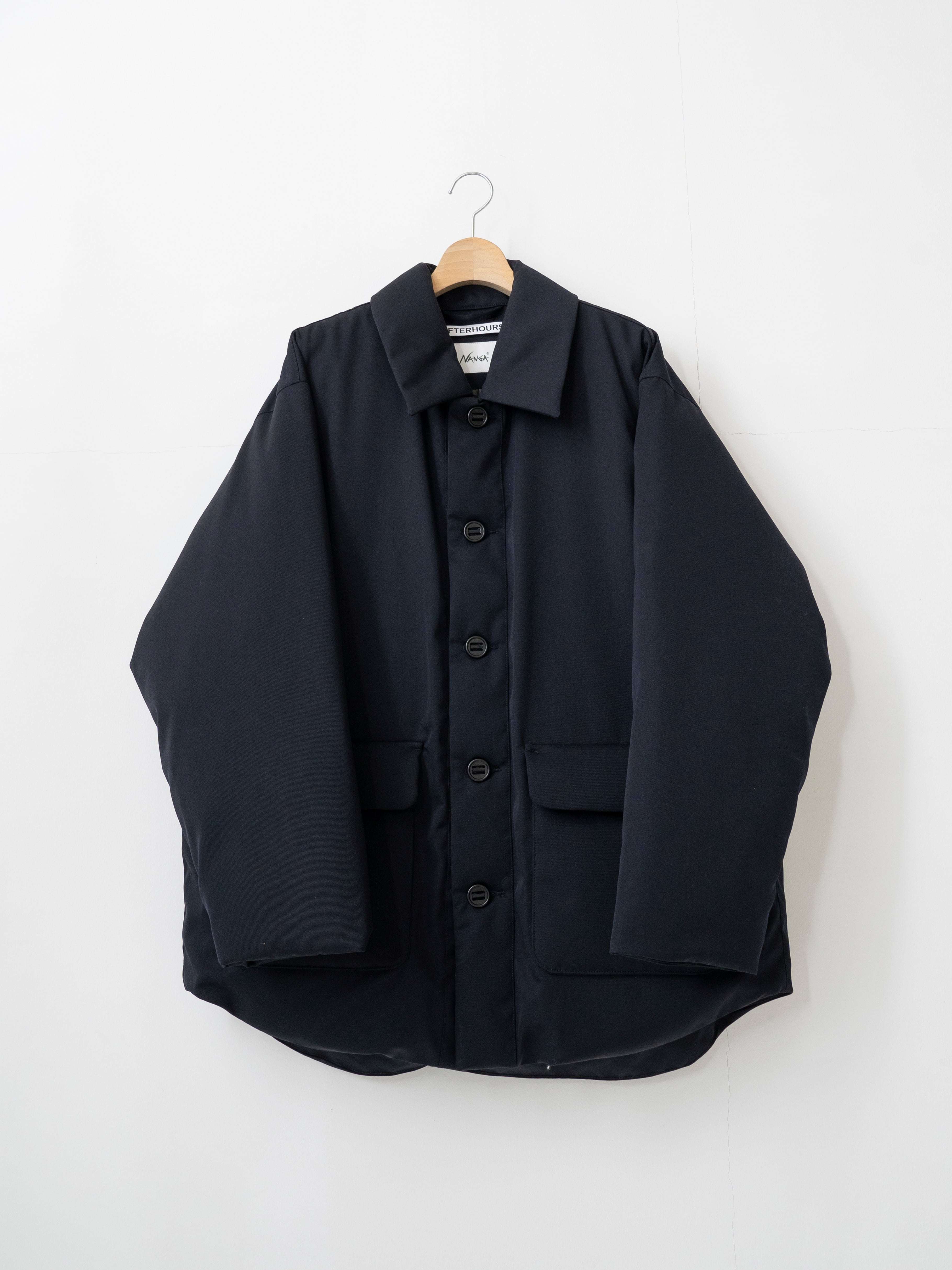 AFTER HOURS　DOWN SHIRT JACKET　MIDNIGHT　A013-C2DO | BEST PACKING STORE