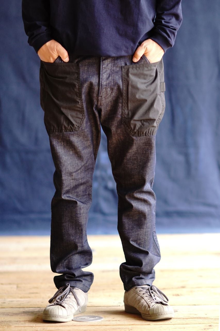 NANGA HAKU ハンズフリーロークロッチスキニー HKS103　L jeansstation_hks103-190