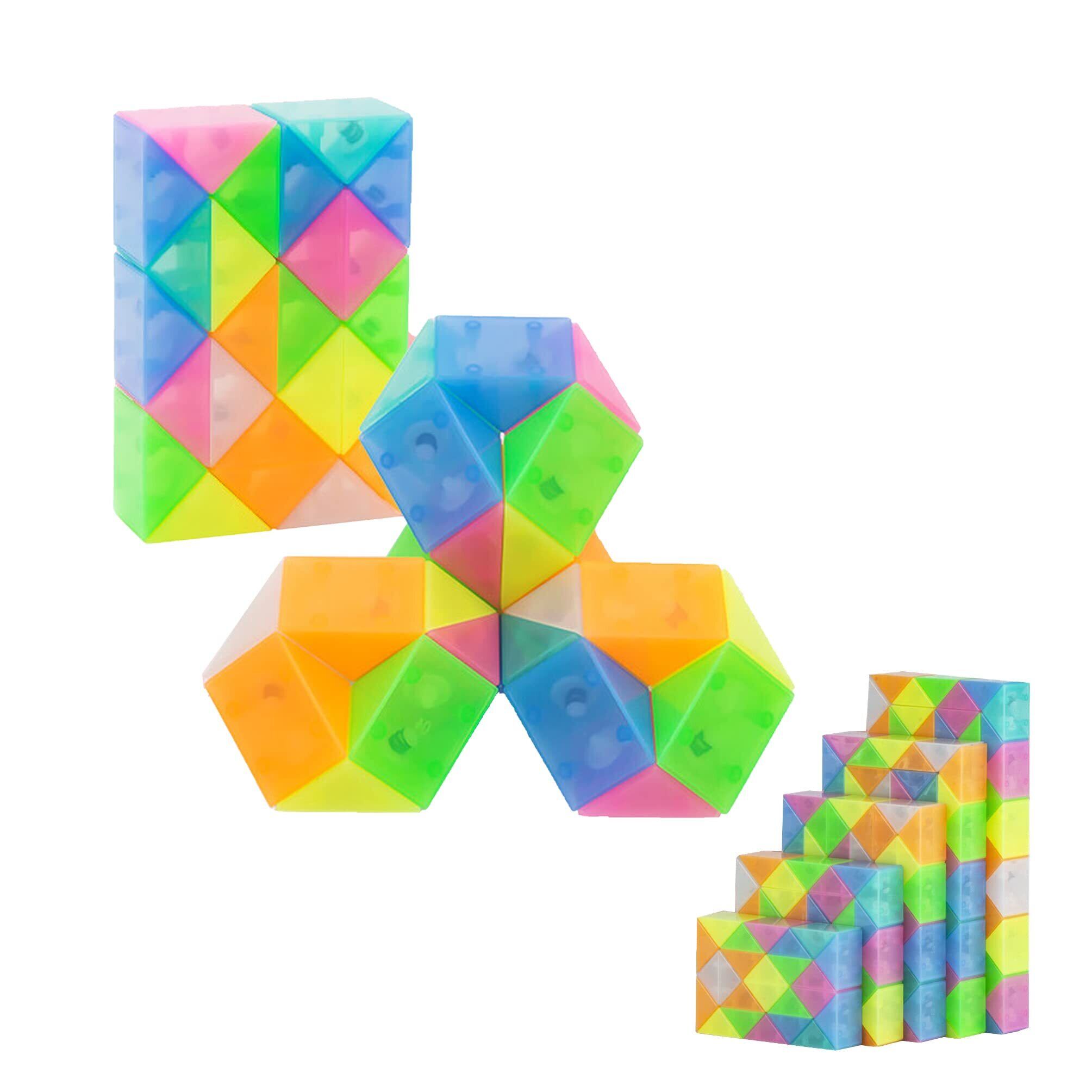マジックスネーク Magic Snake 魔方 ストレス解消 育脳 脳トレ 知能ゲーム Magic Cube 立体パズル JellyCube ...