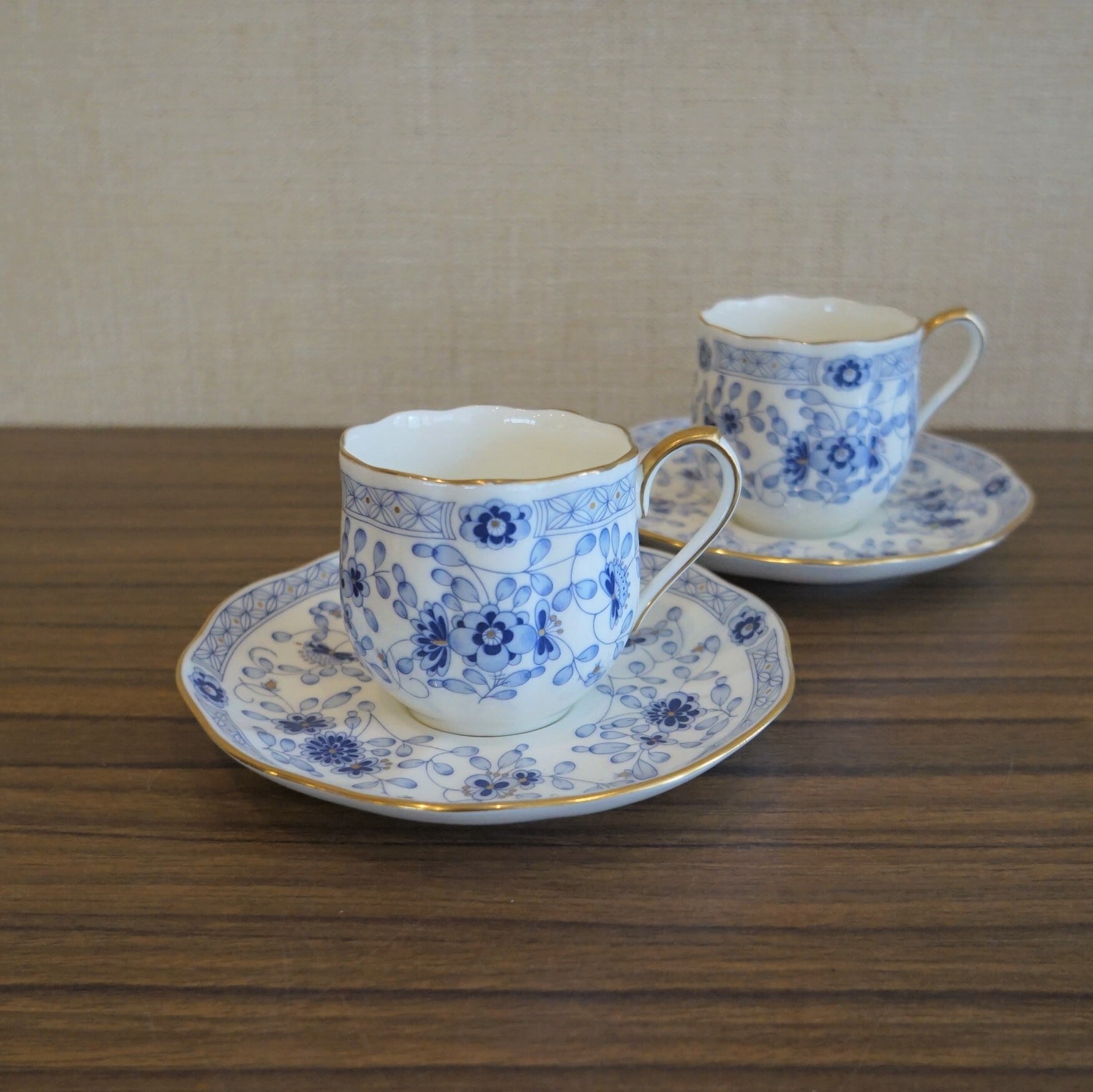 ナルミ デミタスカップ＆ソーサー 2客セット | 純喫茶家具の村田商會