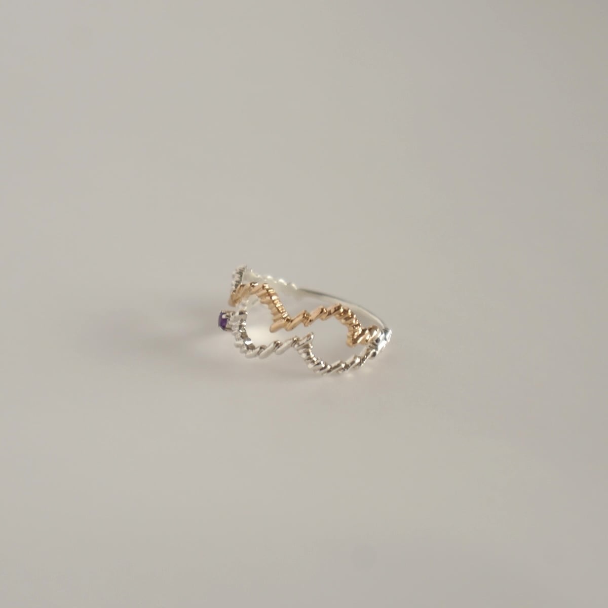 Aquarius 水瓶座 / Amethyst＞zodiac sign ring | MR-138 | KINARIYA