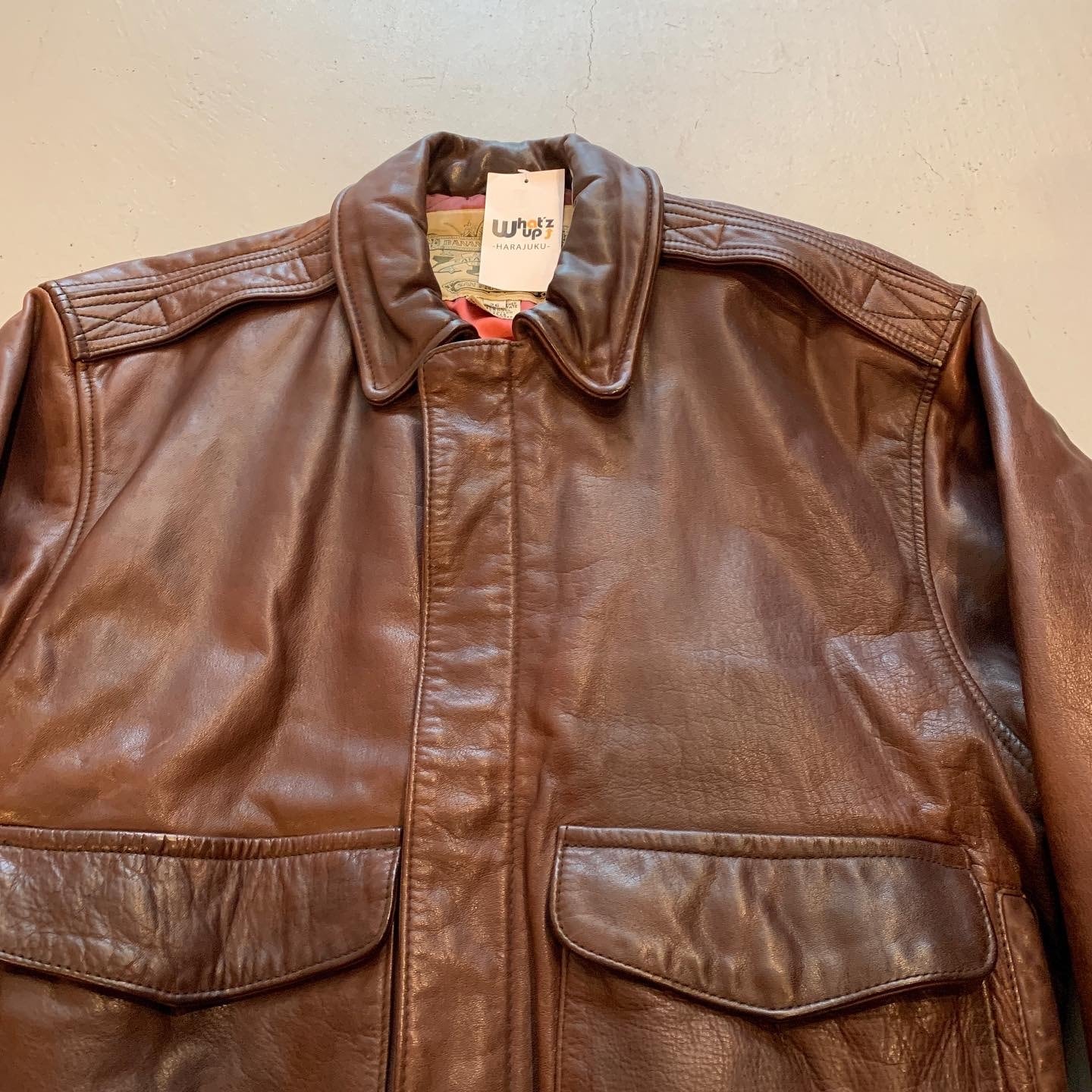 80s BANANA REPUBLIC G-1type leather jacket【高円寺店】 | What