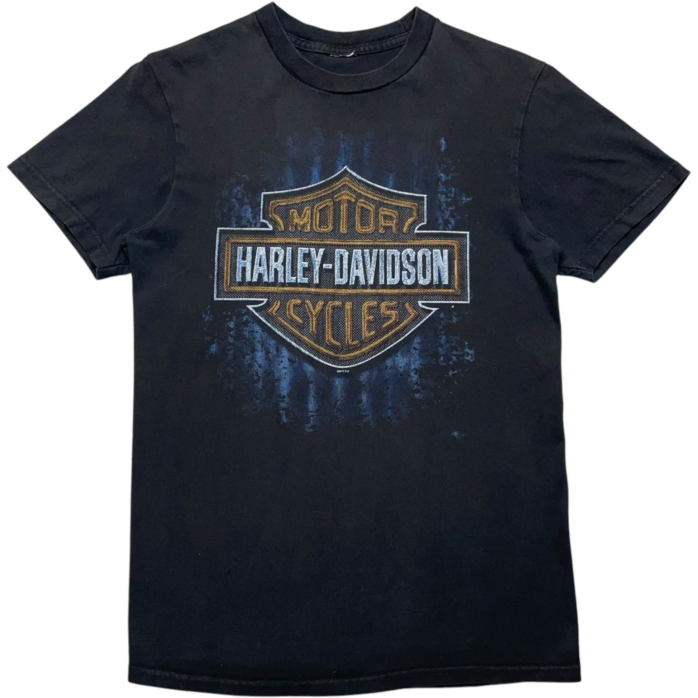 《M》 Harley-Davidson ハーレーダビッドソン Tシャツ 両面プリント ブラック no.6620