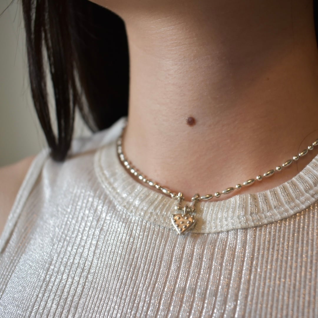 Bone necklace -dotty- B | EMIKOAMANO