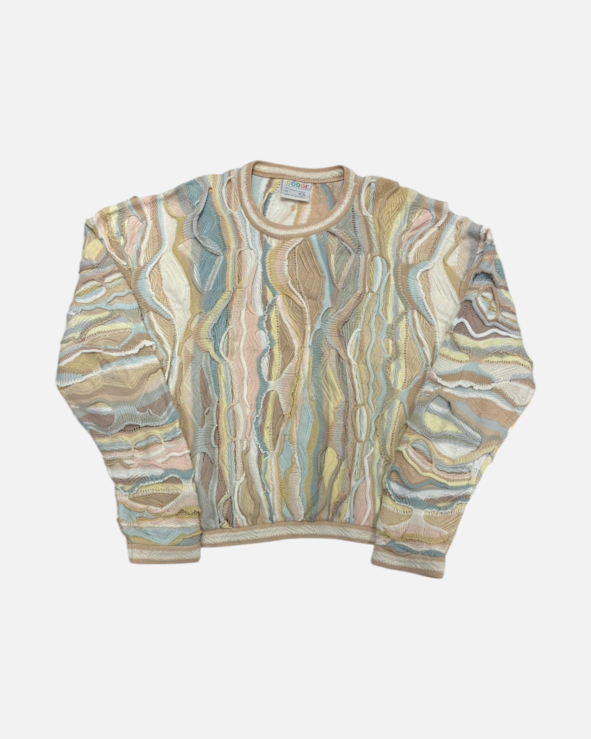 1990's COOGI 3d cotton knit
