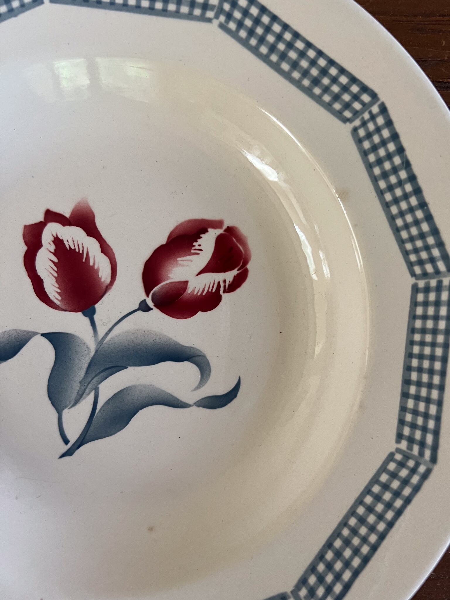 サルグミンヌ スープ皿 アンティークプレート A フランスアンティーク