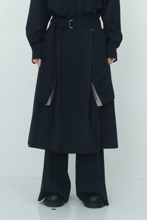 【26AW | MEN】Tamme タム / SOUTIEN COLLAR COMBAT SKIRT / スカート  26A0370