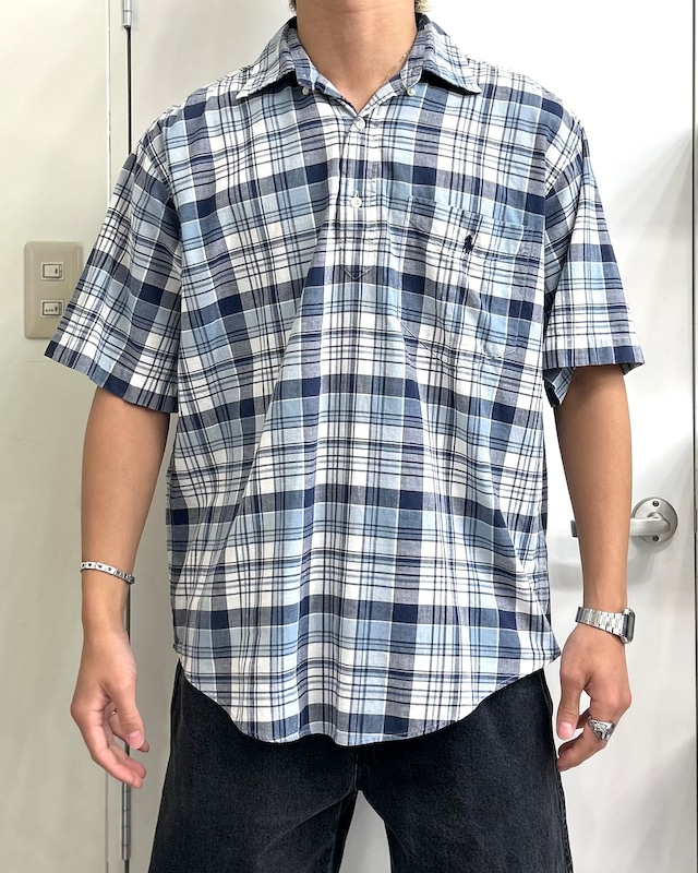 90’s Ralph Lauren Pullover Short Sleeve Shirt【Roots店】
