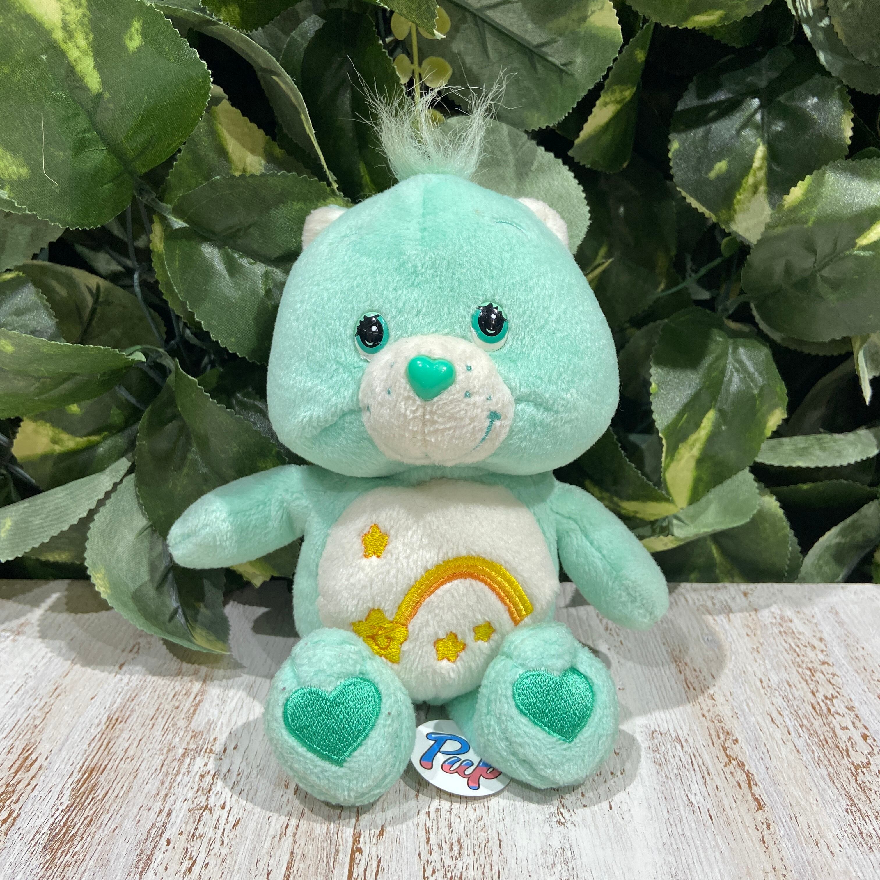 ☆ウィッシュベア☆ケアベア☆キャラクター☆ミントグリーン☆笑顔の