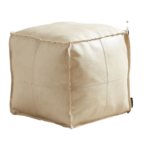 クッションカバー 北欧風スタイリッシュ 正方形 約45×45cm クッションカバー フェイクレザー 白 黒 茶色 ホワイト ブラック ブラウン