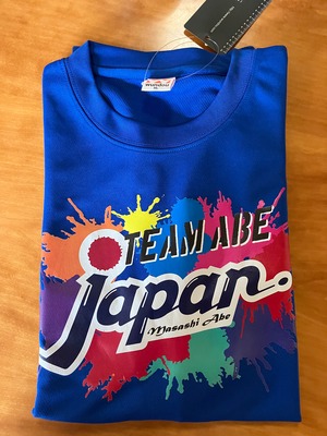 TEAME ABE Tシャツ　ロイヤルブルー