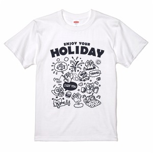 EnjoyYourHolidayTシャツホワイト★受注生産★