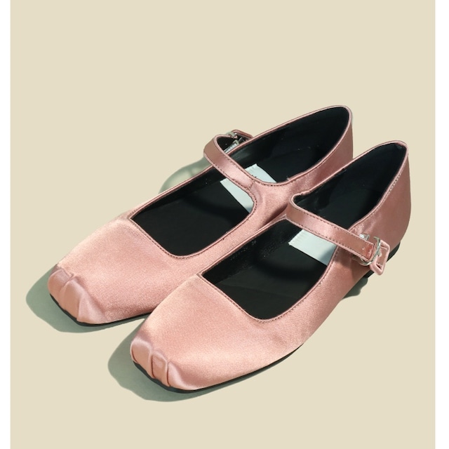 Satin mearyjane strap shoes＊S-554