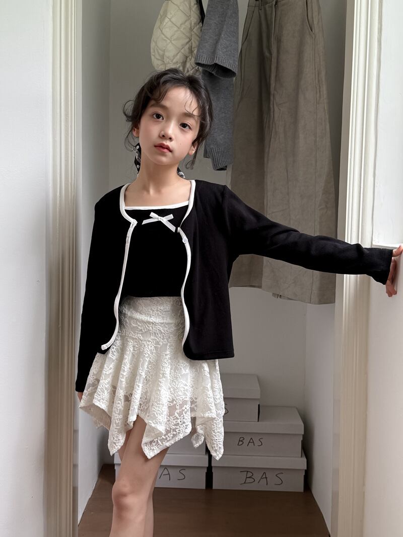 リボンキャミ×カーディガンセット