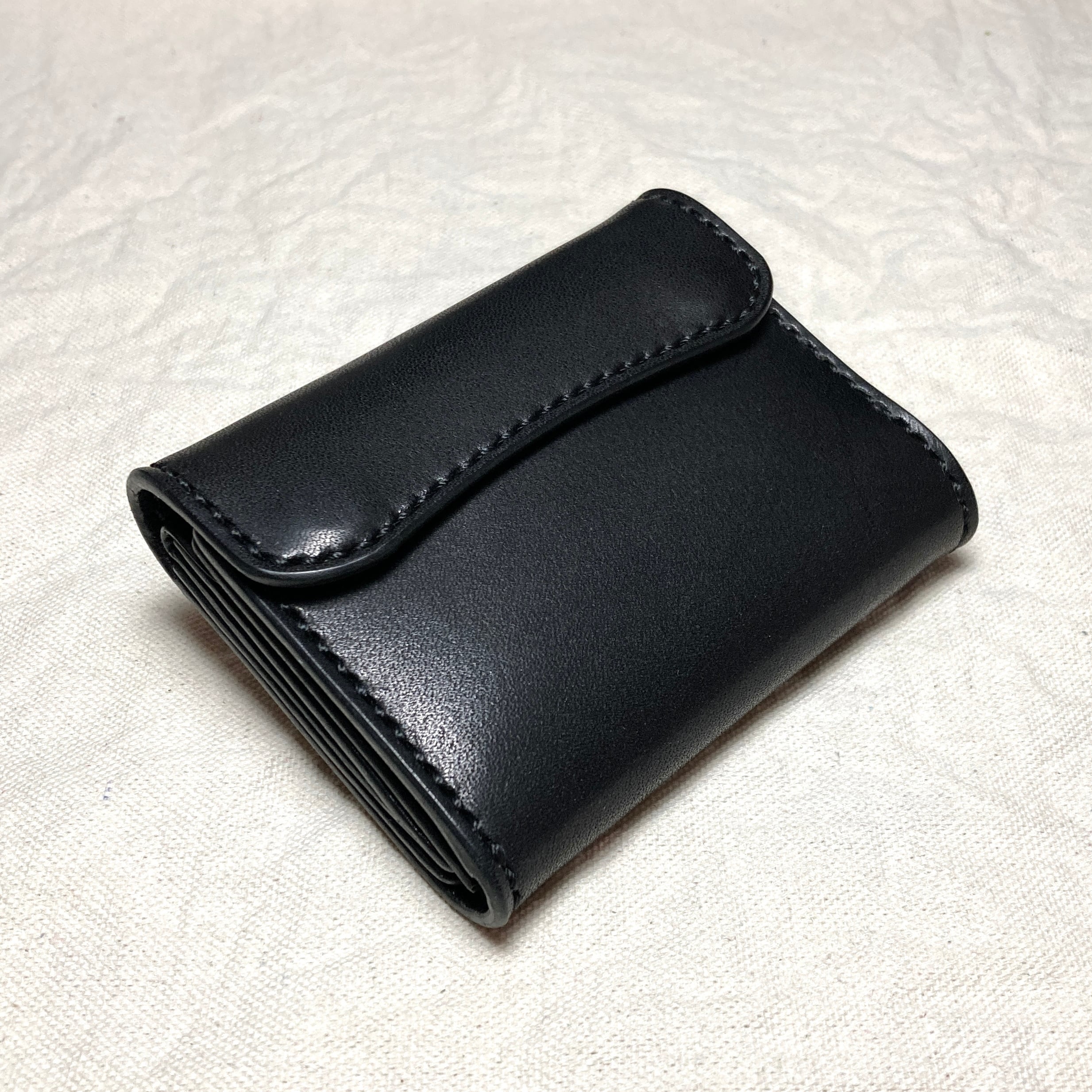 栃木レザー 三つ折り財布 本革 ミニ財布 コンパクト財布 小さい財布