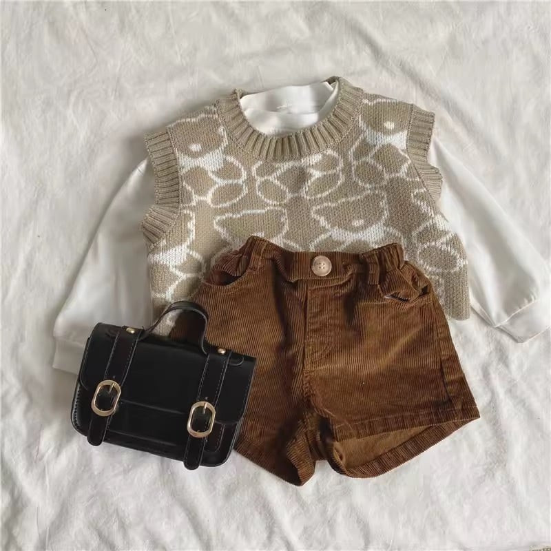 コーデュロイショートパンツ