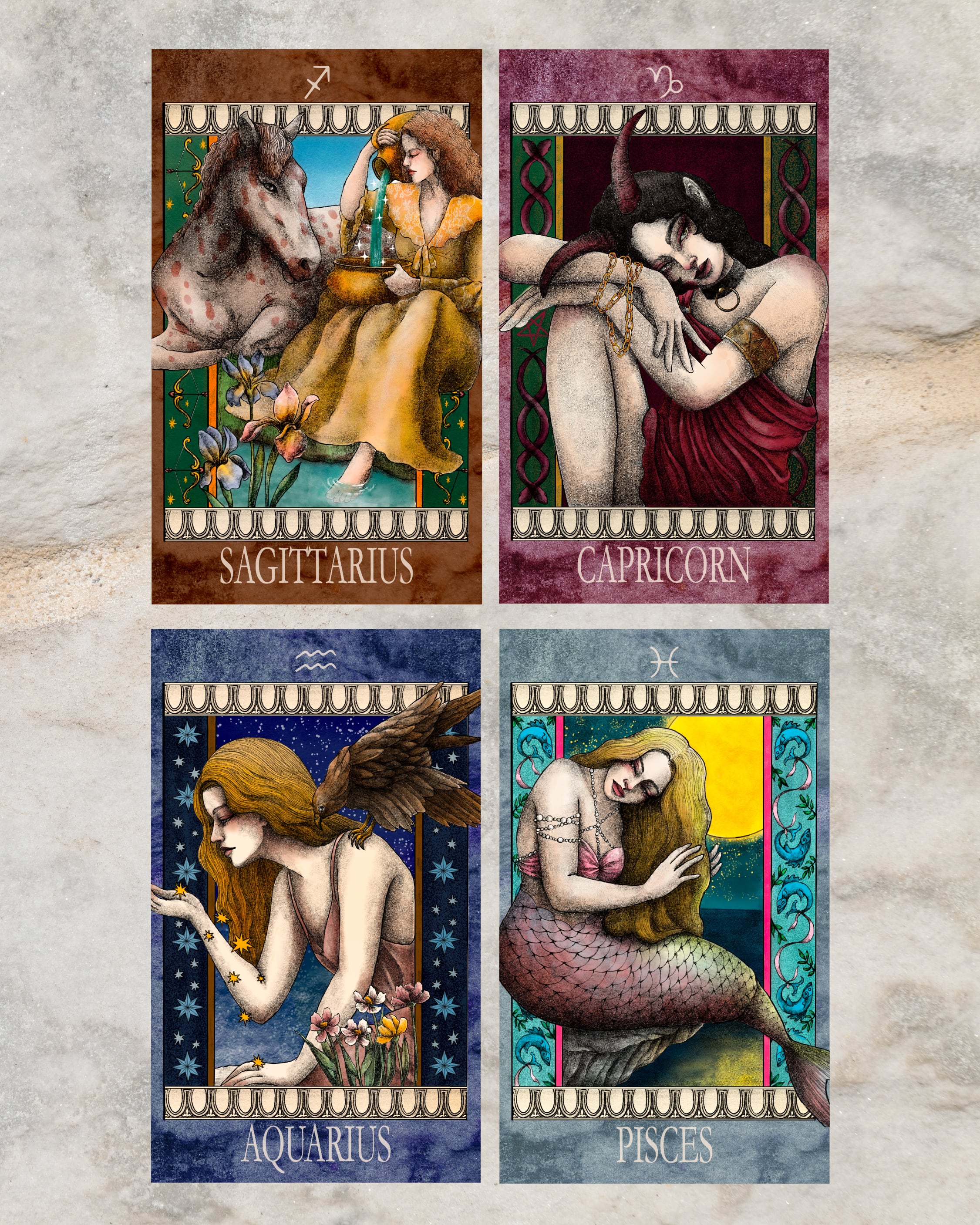 ミニカードセット】zodiac×TAROT mini card set【2026】 | Ludens