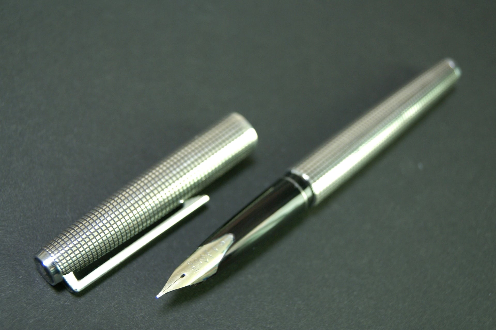 PILOT 万年筆 カスタム ストライプ ペン先 18K-WG M中字