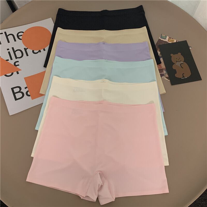 ハイウェストウェストショーツ サマーパンツ 薄手レギンス 夏物 ブルマー シルク YY-ファッション52605459757
