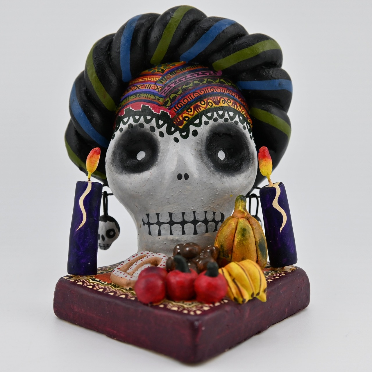 [K871] 1998's  Alfonso Castillo Orta 死者の日 メキシコ フォーク アート