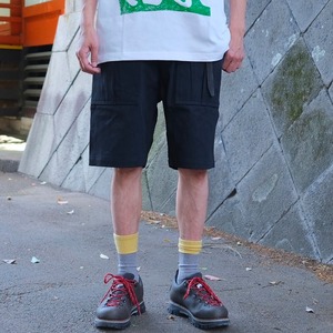 SASSAFRAS(ササフラス) Overgrown Fatigue Pants 1/2-Black(SF-262357)