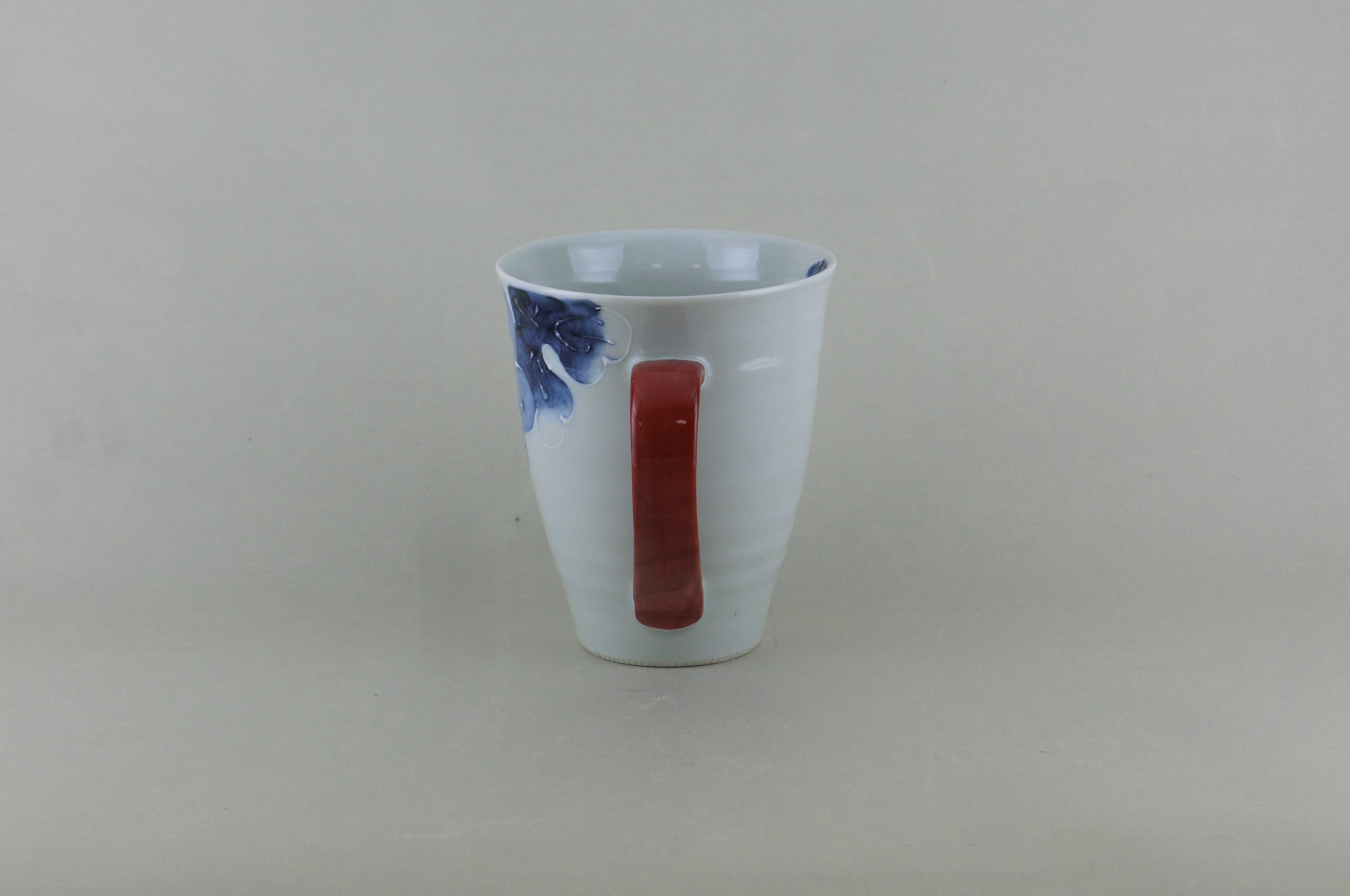 ぶどう絵マグカップ（赤）